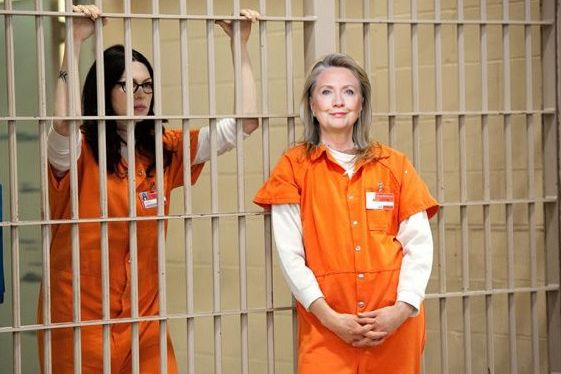 High Quality Hillary Prison Blank Meme Template
