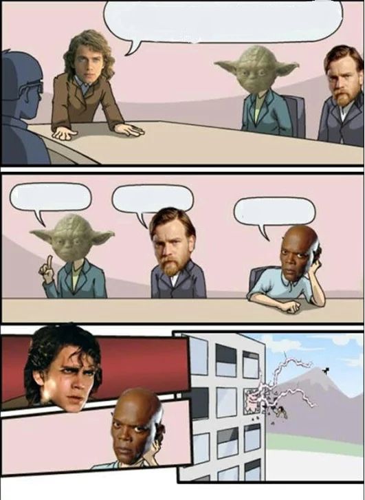 Jedi Board Meeting Blank Meme Template