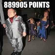 889905 POINTS | made w/ Imgflip meme maker