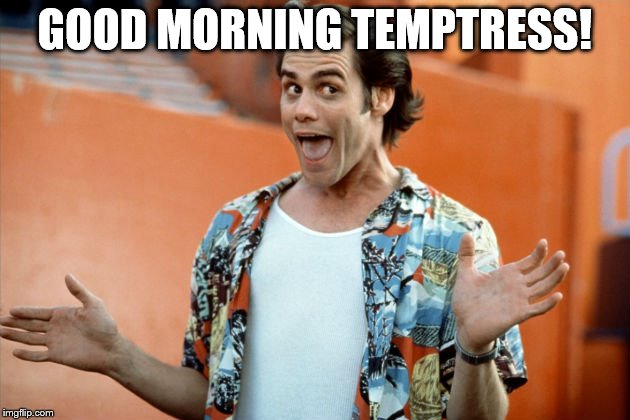 GOOD MORNING TEMPTRESS! | made w/ Imgflip meme maker