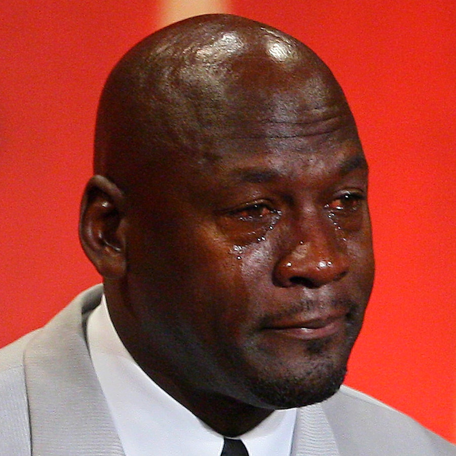 Michael Jordan Crying Blank Meme Template