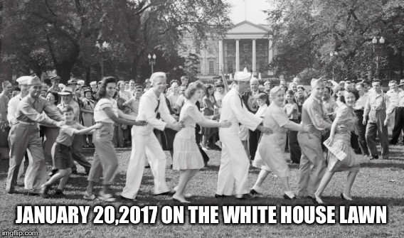JANUARY 20,2017 ON THE WHITE HOUSE LAWN | made w/ Imgflip meme maker