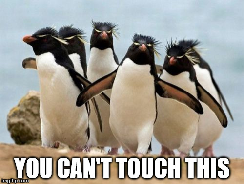 Penguin Gang | YOU CAN'T TOUCH THIS | image tagged in memes,penguin gang | made w/ Imgflip meme maker