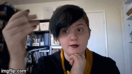 More clumsy hufflepuff | image tagged in gifs,cosplay | made w/ Imgflip video-to-gif maker