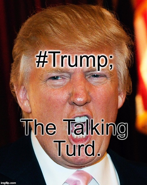 Donald Trump I Will Duck You Up | #Trump;; The Talking Turd. | image tagged in donald trump i will duck you up | made w/ Imgflip meme maker