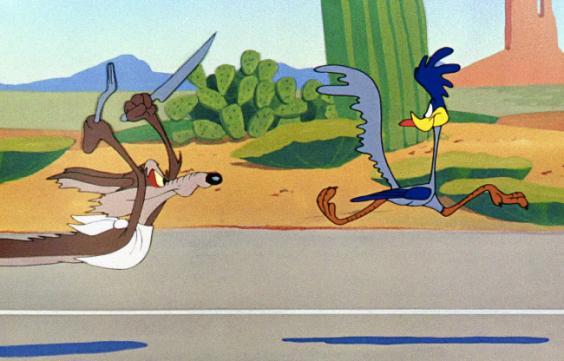 coyote and roadrunner Blank Meme Template