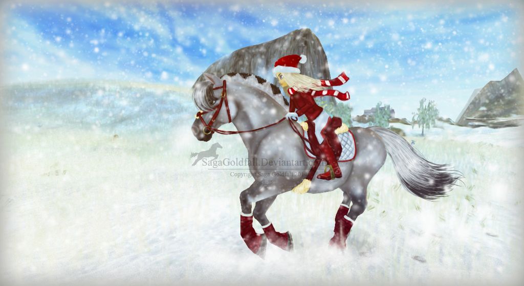 I LOVE STAR STABLE WHE NITS CHRISTMAS Blank Meme Template