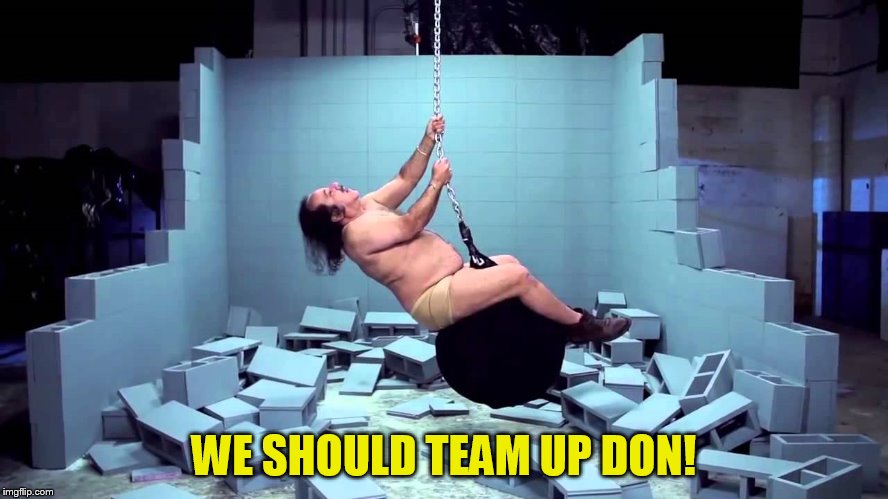WE SHOULD TEAM UP DON! | made w/ Imgflip meme maker
