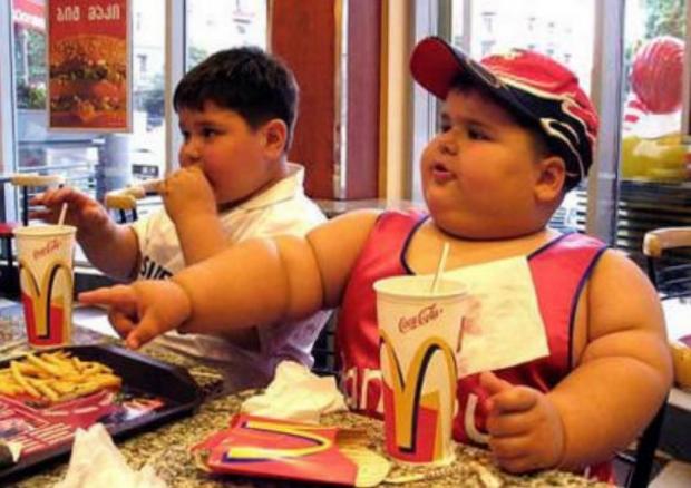 Fat McDonald's Kid Blank Meme Template