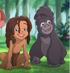 High Quality Tarzan Kid Blank Meme Template