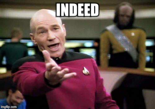 Picard Wtf Meme | INDEED | image tagged in memes,picard wtf | made w/ Imgflip meme maker