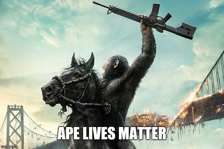 Harambe | APE LIVES MATTER | image tagged in harambe | made w/ Imgflip meme maker