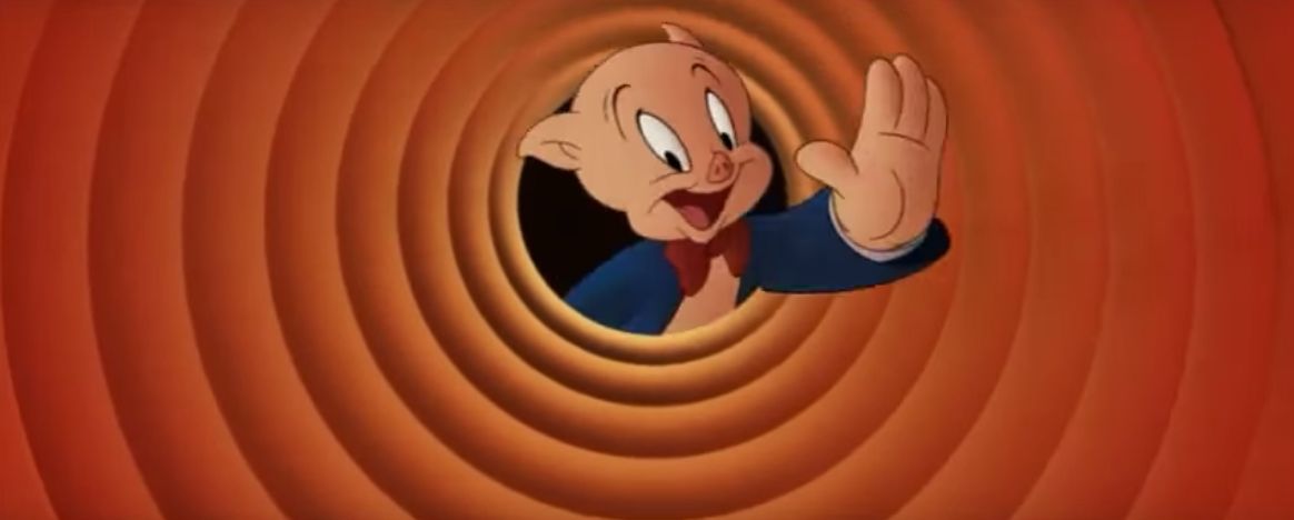 High Quality Porky Pig That's All Folks Blank Meme Template