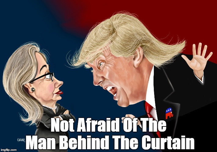 Not Afraid Of The Man Behind The Curtain | made w/ Imgflip meme maker