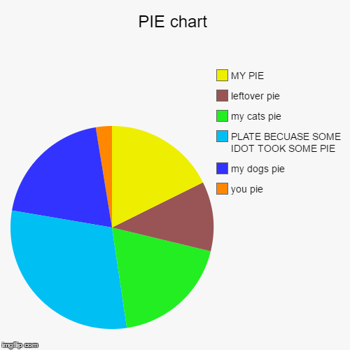 image tagged in funny,pie charts | made w/ Imgflip chart maker