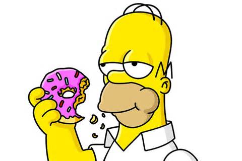 Homer Donut Blank Meme Template