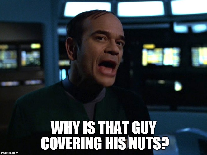 WHY IS THAT GUY COVERING HIS NUTS? | made w/ Imgflip meme maker