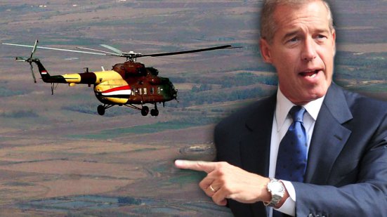 High Quality brian williams piloting helicopter Blank Meme Template
