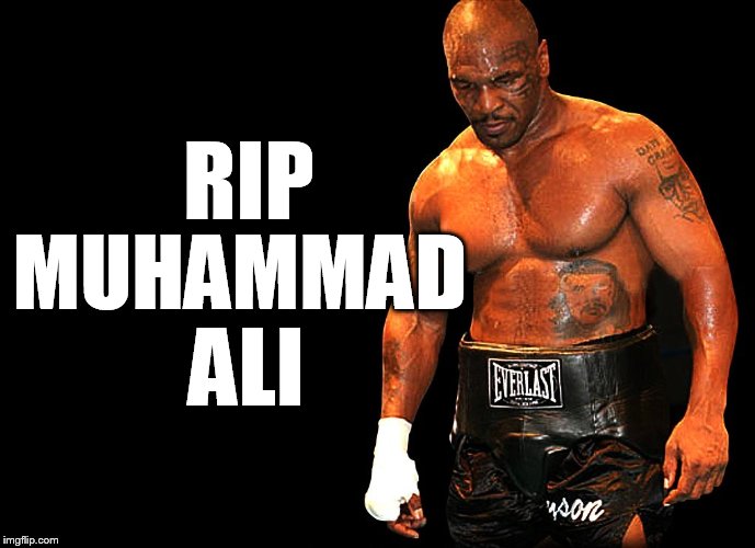 RIP TO ONE OF THE GREATEST CHAMPIONS  | RIP; MUHAMMAD; ALI | image tagged in memes,funny,funny memes,sports,rip,muhammad ali | made w/ Imgflip meme maker
