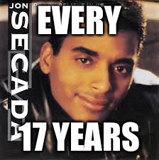 EVERY; 17 YEARS | image tagged in every 17 years | made w/ Imgflip meme maker