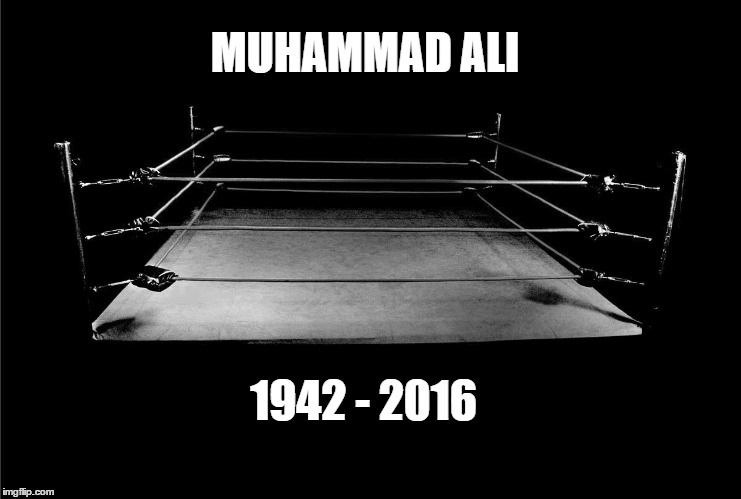 Muhammad Ali | MUHAMMAD ALI; 1942 - 2016 | image tagged in boxing,muhammad ali,worlds greatest,memes | made w/ Imgflip meme maker