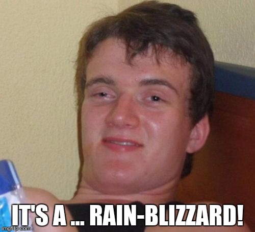 10 Guy | IT'S A ... RAIN-BLIZZARD! | image tagged in memes,10 guy,AdviceAnimals | made w/ Imgflip meme maker