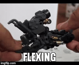 FLEXING | FLEXING | image tagged in gifs,flexing,metal slug,model,kits,inner frame | made w/ Imgflip video-to-gif maker