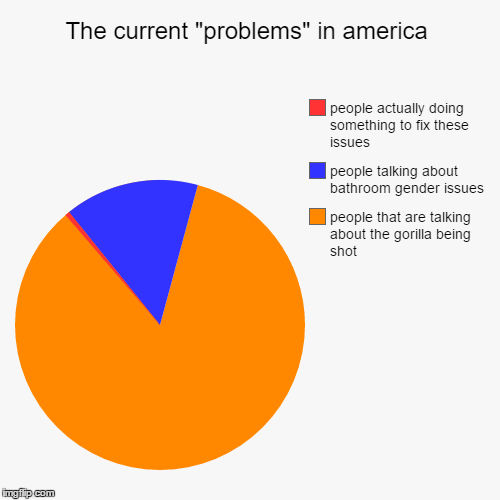 if you care so much about these problems actually do something to help | image tagged in funny,pie charts | made w/ Imgflip chart maker