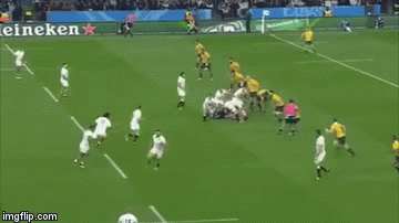 Watson Try - Inside Ball to Vunipola | image tagged in gifs | made w/ Imgflip video-to-gif maker