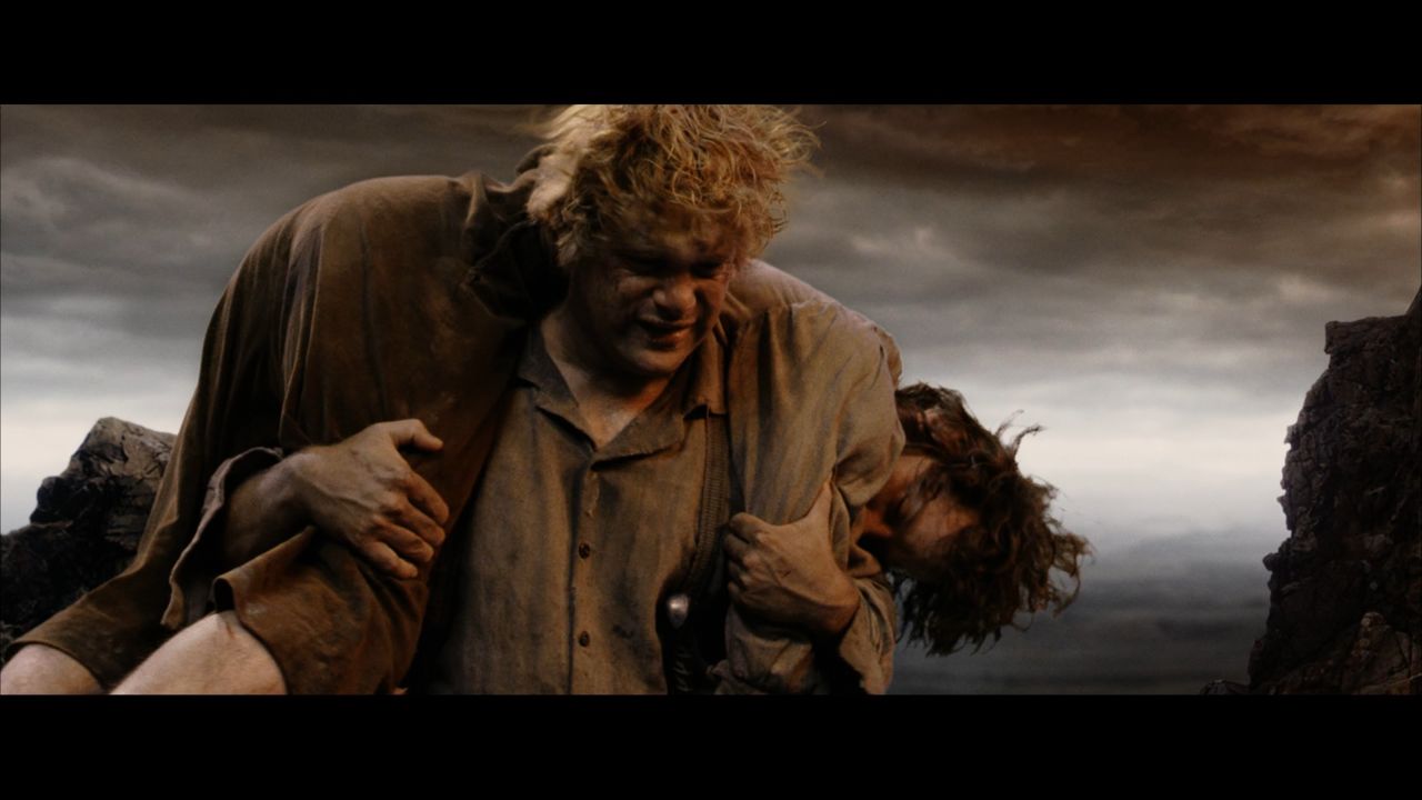 High Quality Sam and frodo Blank Meme Template