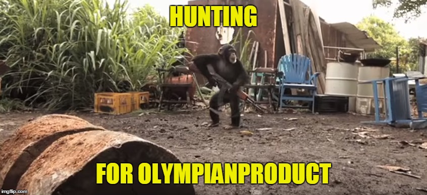 HUNTING FOR OLYMPIANPRODUCT | made w/ Imgflip meme maker