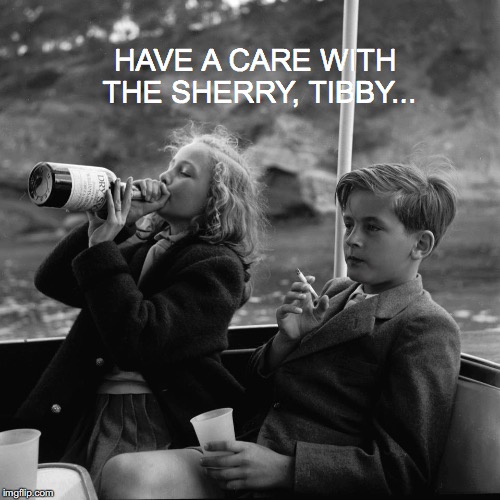 Every girl needs a brother | HAVE A CARE WITH THE SHERRY, TIBBY... | image tagged in janey mack meme,funny,have a care with the sherry,smoking child,drinking child | made w/ Imgflip meme maker
