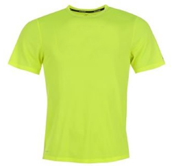 High Quality Neon Green Running T Shirt Blank Meme Template