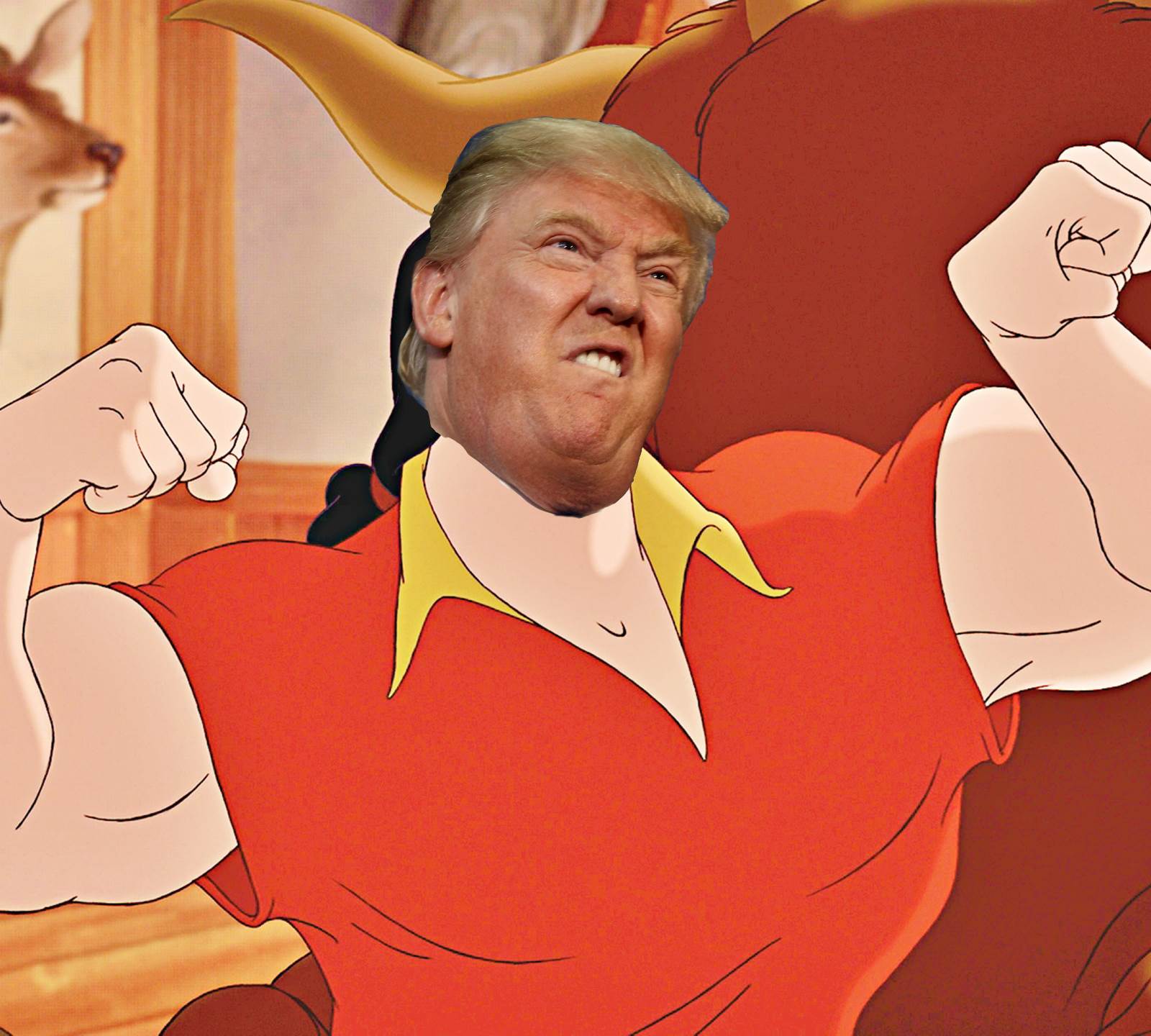 Gaston Trump Blank Meme Template