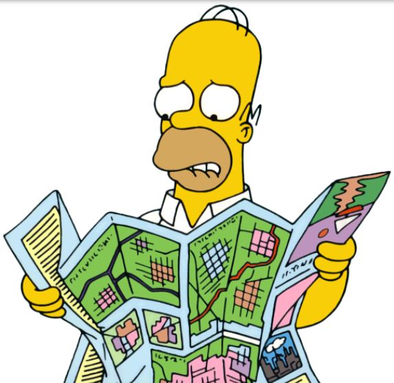 Homer Map Blank Meme Template