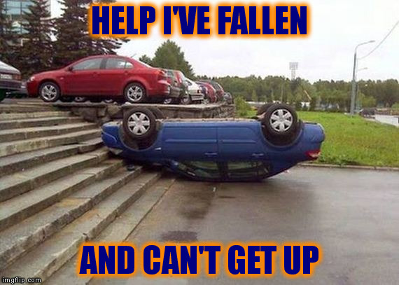 HELP I'VE FALLEN; AND CAN'T GET UP | image tagged in memes | made w/ Imgflip meme maker