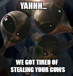 YAHHH... WE GOT TIRED OF STEALING YOUR COWS | made w/ Imgflip meme maker