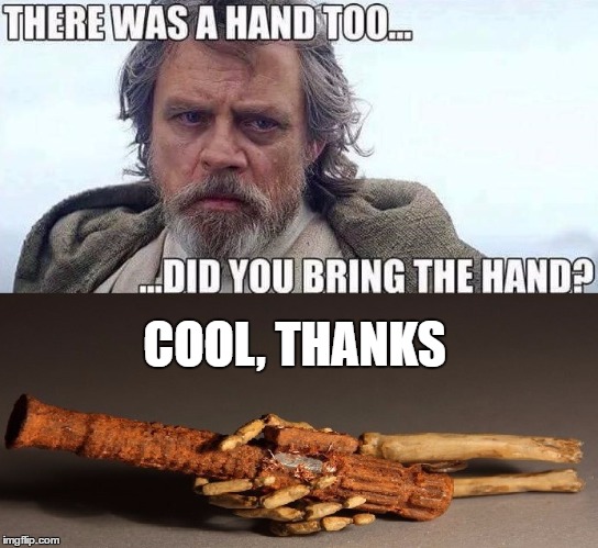 COOL, THANKS | image tagged in funny,memes,star wars | made w/ Imgflip meme maker