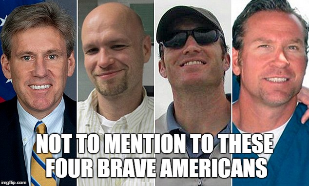 NOT TO MENTION TO THESE FOUR BRAVE AMERICANS | made w/ Imgflip meme maker