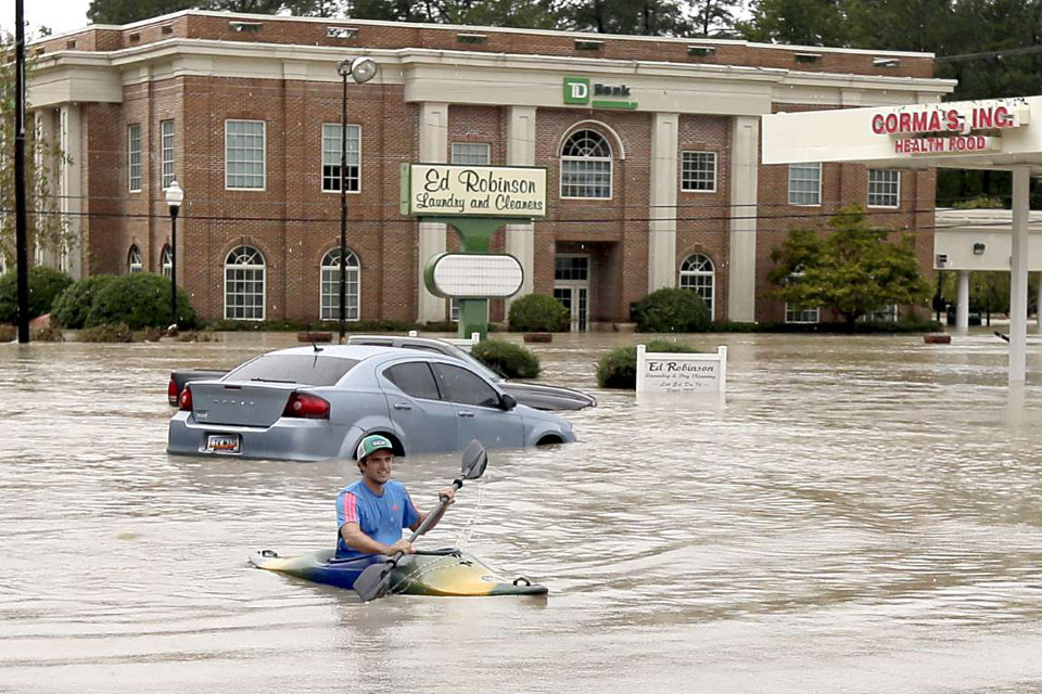 High Quality canoe in flood Blank Meme Template