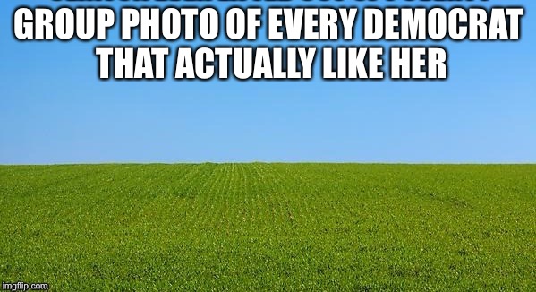 GROUP PHOTO OF EVERY DEMOCRAT THAT ACTUALLY LIKE HER | made w/ Imgflip meme maker