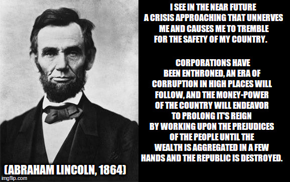 Lincoln foresaw Trump and Hillary - Imgflip