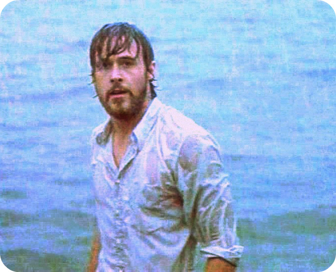 Ryan Gosling Notebook Rain