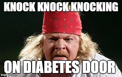 KNOCK KNOCK KNOCKING; ON DIABETES DOOR | made w/ Imgflip meme maker