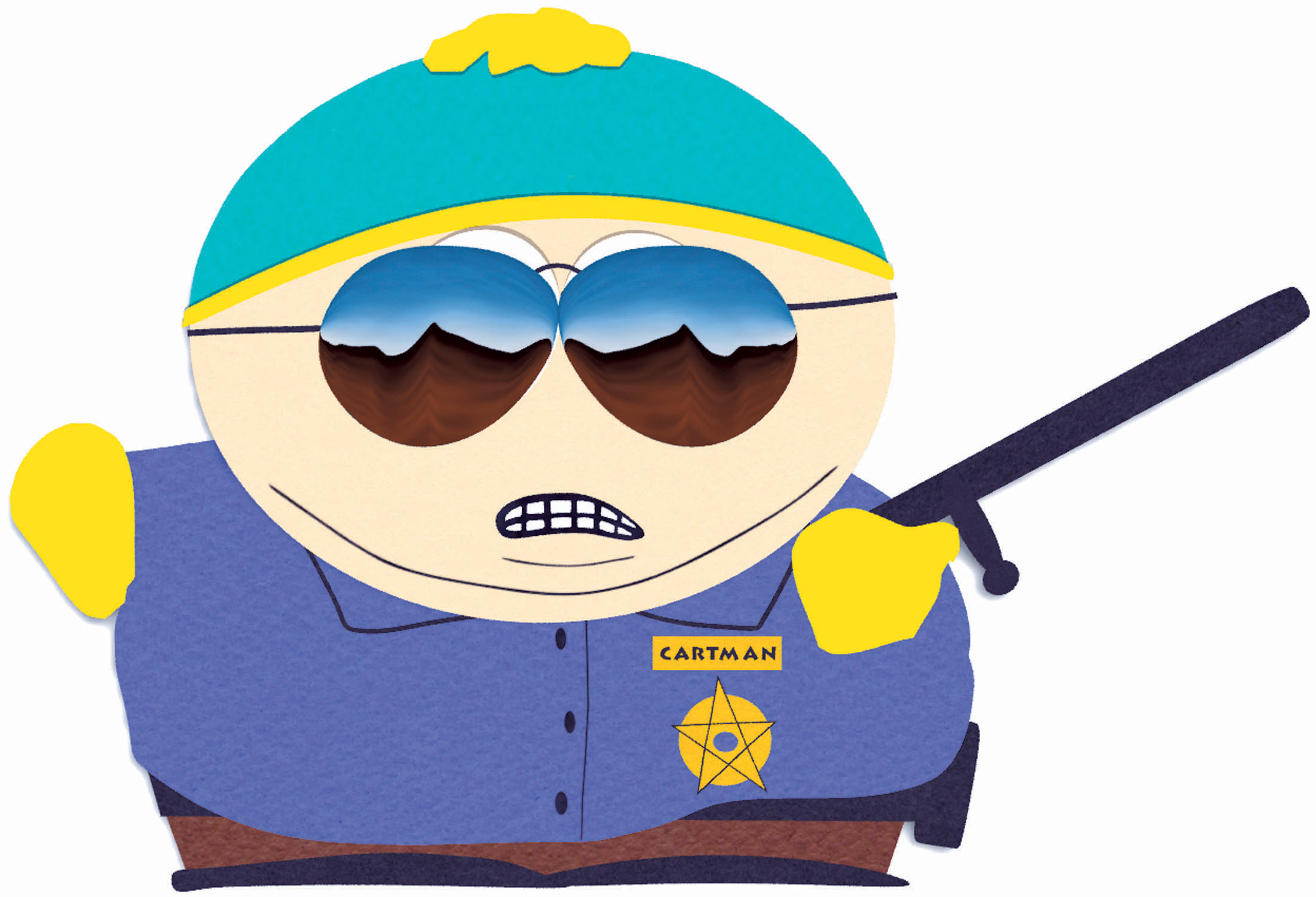 Cartman cop Blank Meme Template