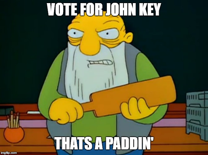 vote for John Key, thats ad paddin' | VOTE FOR JOHN KEY; THATS A PADDIN' | image tagged in john key,new zealand,politics | made w/ Imgflip meme maker