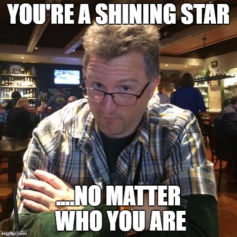 Jon Filson - Toronto Star | YOU'RE A SHINING STAR; ....NO MATTER WHO YOU ARE | image tagged in jon filson,jane davenport,toronto star | made w/ Imgflip meme maker