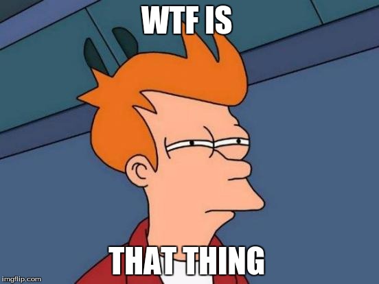 Futurama Fry Meme | WTF IS; THAT THING | image tagged in memes,futurama fry | made w/ Imgflip meme maker