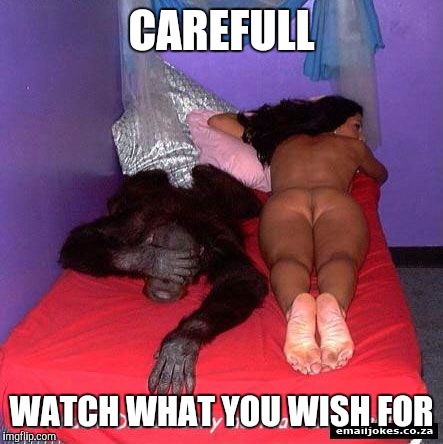 CAREFULL WATCH WHAT YOU WISH FOR | made w/ Imgflip meme maker