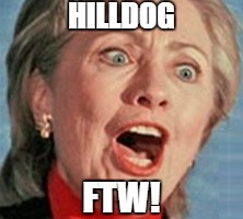HillDog 2016 | HILLDOG; FTW! | image tagged in hillary clinton 2016,hilldog,indecision 2016,ftw,memes | made w/ Imgflip meme maker
